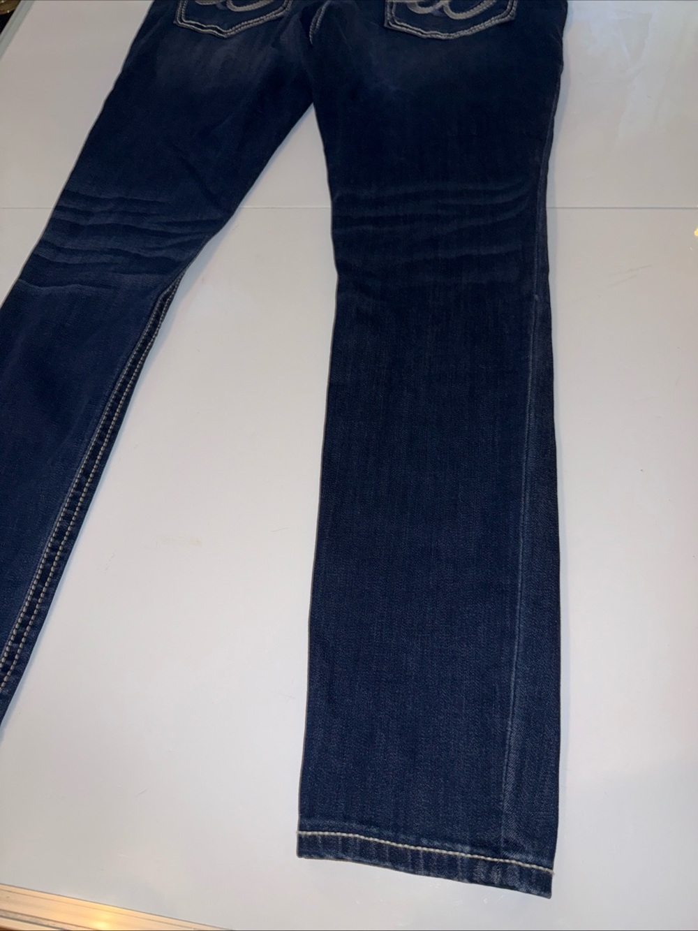 Womens Express Low Rise Jeans Size 12R Blue Jeans Denim - Picture 11 of 16